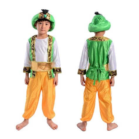 Kids Arab Arabian Costume Middle East Costume Robe Boy Child Prince