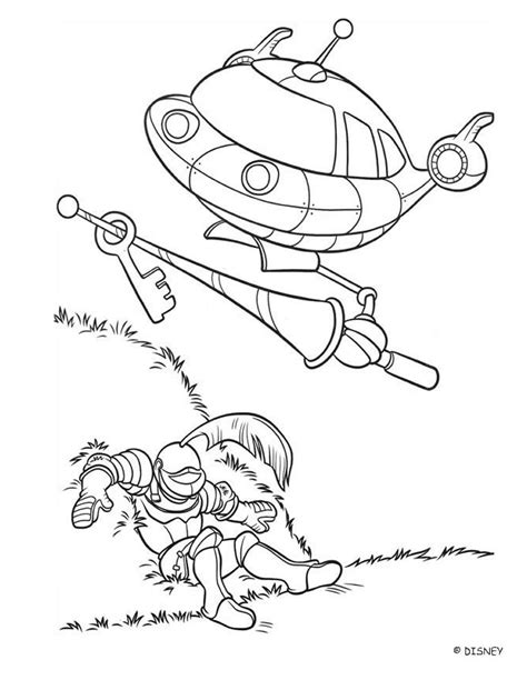 Rocket and knight - little einsteins coloring pages - Hellokids.com