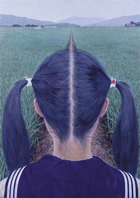 Girl On A Path Mind Bending Optical Illusion Bored Panda