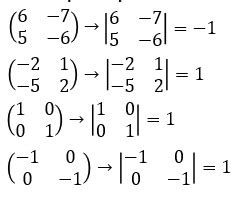 Matriz Involutiva Universo Formulas