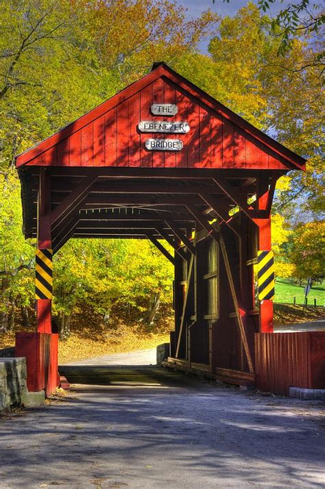 Pa Country Roads Ebenezer Covered Bridge Over Mingo Creek No 8