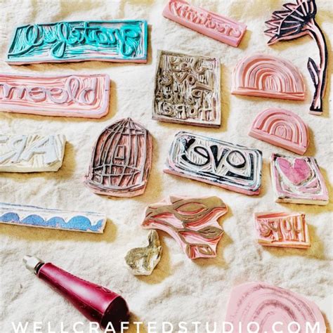 How To Make Your Own Rubber Stamps Well Crafted Studio