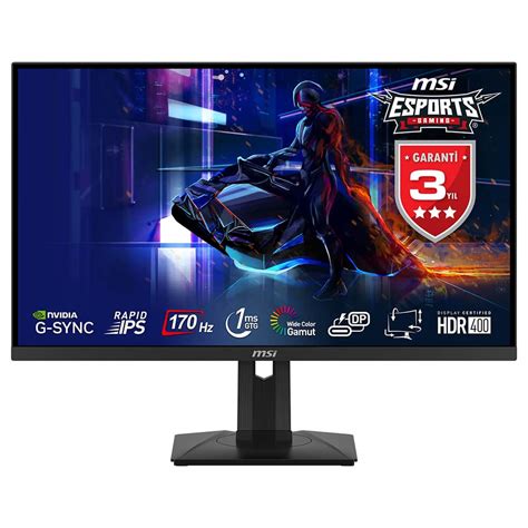 MSI G274QPF 27 inç 170Hz 1ms WQHD Adaptive Sync Rapid IPS Gaming