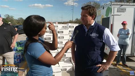 Ron Desantis Says National Regime Media Wanted Hurricane Ian To Hit Tampa