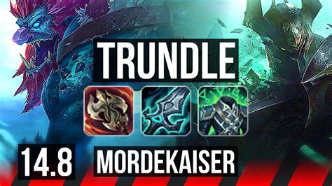 TRUNDLE Vs MORDEKAISER TOP Rank 8 Trundle 7 2 5 TR Grandmaster