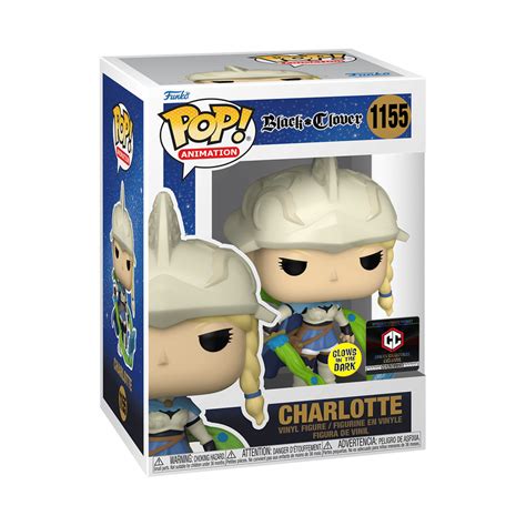 Funko Pop Animation Black Clover Charlotte Gitd Special Edition