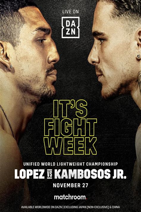 Teofimo Lopez Vs George Kambosos Jr Película 2021 Tráiler Resumen Reparto Y Dónde Ver