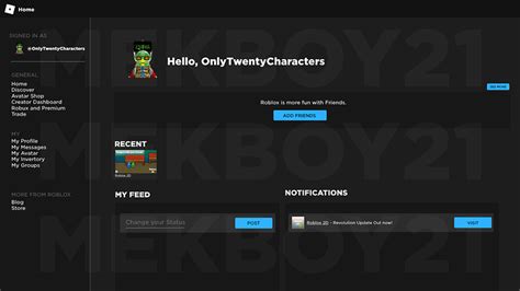 Feedback on Roblox Website Redesign Concept (Home Page) - Creations ...