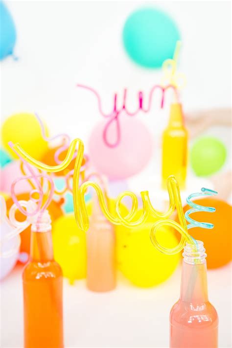 Summer Lovin’ Diy Crazy Straws Aww Sam