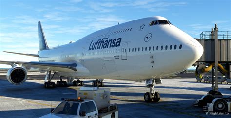 Lufthansa D Abyc Sachsen New Livery Asobo B747 8i [8k] Für