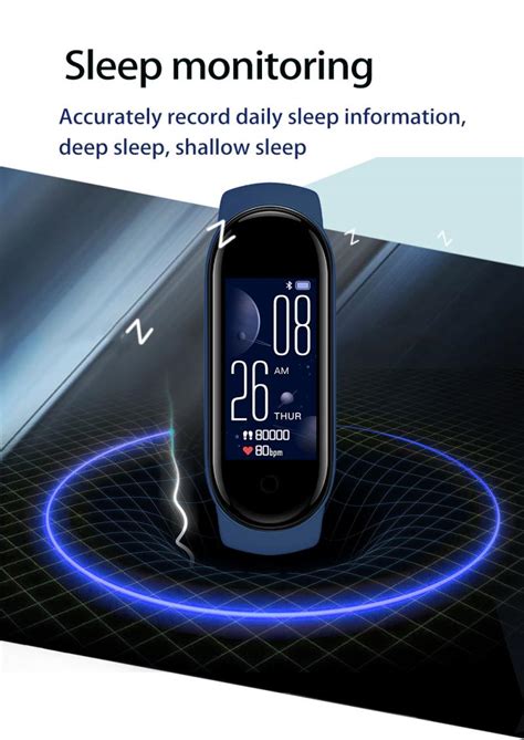 M5 Smart Sport Band Fitness Tracker Stappenteller Grandado