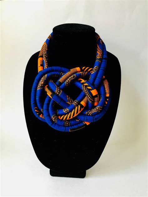 Ankara Neckpiece African Neck Rope Tribal Fashion African Etsy