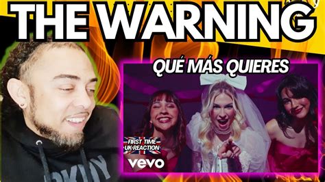 LET S GO The Warning Qué Más Quieres Official Video FIRST