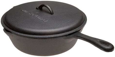 Old Mountain Pre Seasoned Quart Deep Fry Skillet With Assist Handle