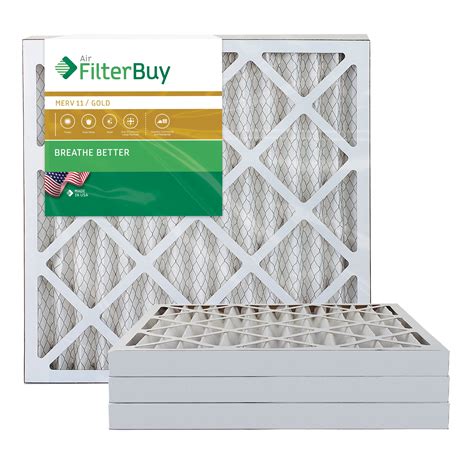 Filterbuy X X Merv Pleated Ac Furnace Air Filter Pack Of