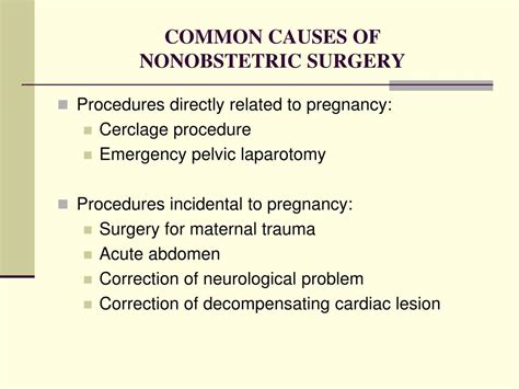 Ppt Anesthesia For Nonobstetric Surgery In The Pregnant Patient