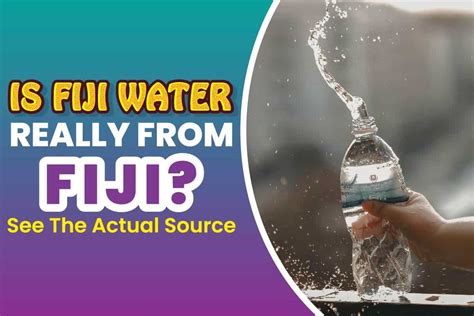 Is Fiji Water Really From Fiji? See The Actual Source - Snoop Lion