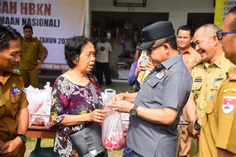 Jelang Bulan Suci Ramadan Dan Idul Fitri Pemprov Lampung Gelar Pasar