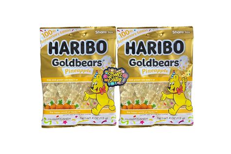 Streetz Exotics Haribo Goldbears Pineapple Gummi Candy Limited India