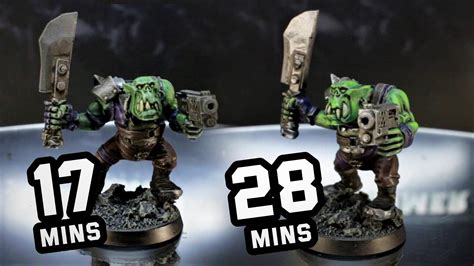 GOTTA GO FAST I Made This Speed Painting Ork Boyz Tutorial 2 Methods