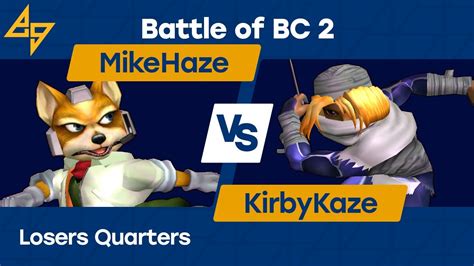 BoBC2 MIOM KirbyKaze Sheik Vs MikeHaze Fox SSBM Losers