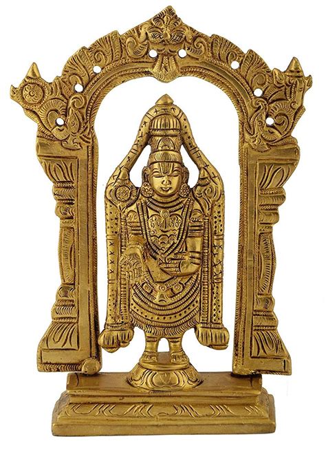 Buy Artvarko Lord Venkateshwara As Tirupati Balaji Brass Statue