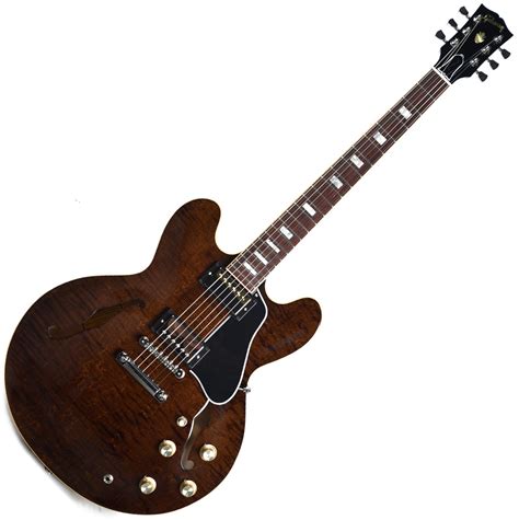 Gibson Gibson Es 335 Figured 2018 Ltd Antique Walnut Semi Hollow Electric Guitar Brown