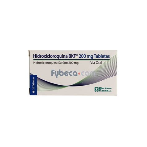 Hidroxicloroquina Bkf 200 Mg Caja Fybeca