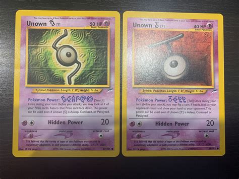 Art Collectibles Memorabilia Collectibles Pokemon Cards USED Neo