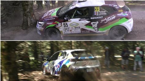 rallye terre de Lozère crash show and mistake 2022 Day 1 YouTube