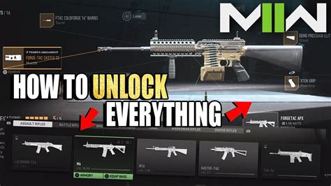 How To Unlock All Weapons And Attachments Gunsmith Explained Modern