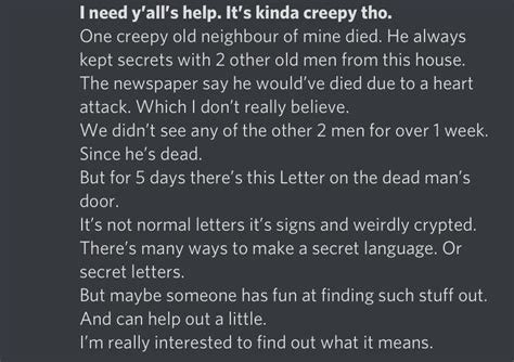 Encrypted Letter Help R Helpmefind