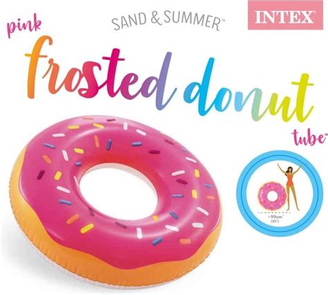 Intex Frosted Donut Zwemband Cm Roze Donut Zwembad Cm Zwemband