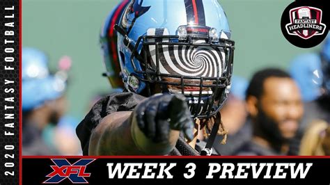 Xfl Week 3 Preview Players To Watch Youtube