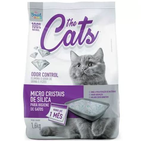 Micro Sílica Areia Higiênica The Cats Cristais de Sílica para Gatos 1