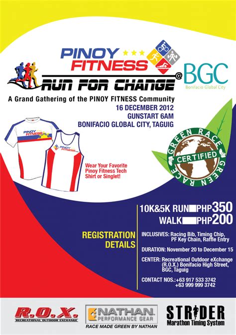 Pinoy Fitness Run For Change Bgc 2012 Results Discussion Pinoy