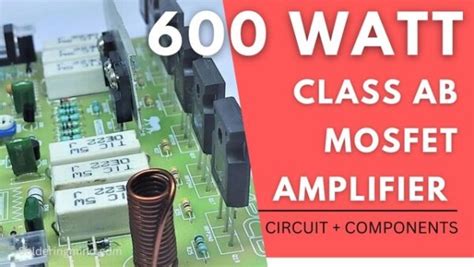 Tl494 Class D Amplifier Circuit 500w Amplifier