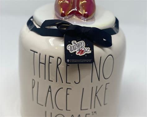 Rae Dunn Wizard Of Oz Theres No Place Like Home Ruby Slipper Canister