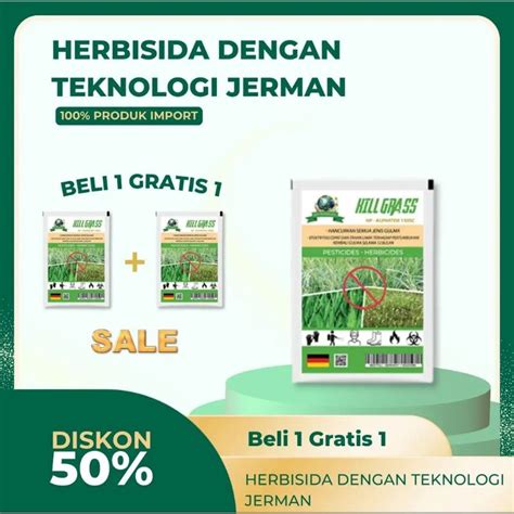 Jual Bubuk Kill Grass Herbisida Biologis Pembasmi Gulma Bambu Dan