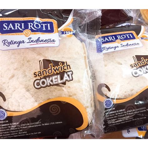 Jual Sari Roti Sandwich Cokelat Kemasan Gr Shopee Indonesia