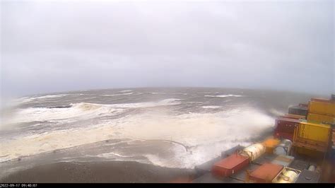 NWS Fairbanks On Twitter A Very Angry Sea In Nome This Morning Waves