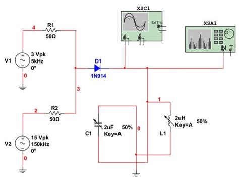 Amplitude Modulation Circuit Diagram In Multisim Circuit Diagram