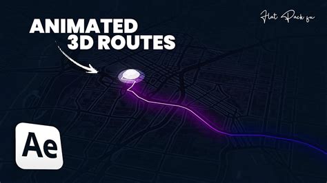 Easy Way To Create D Map Routes Geolayers After Effects Youtube