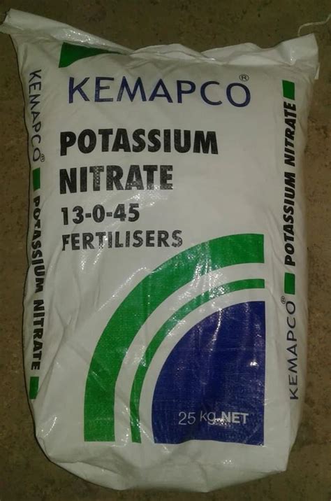 White Potassium Nitrate 130045 Jordan 25 Kg HDPE Bag At Rs 87 Kg In