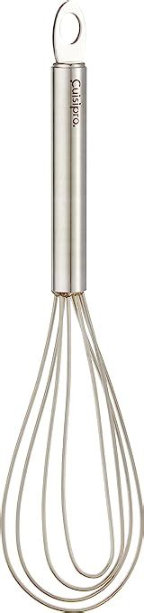 Cuisipro 74697011 Flat Whisk 10 Inch Frosted Gravy Whisk