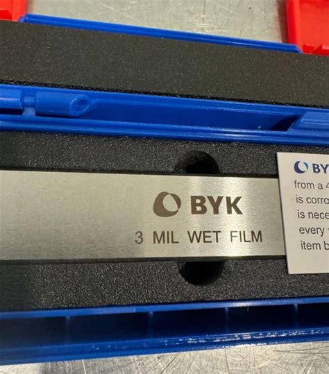 BYK 3 MIL WET FILM Drawdown Bar Film Applicator NEW FREE SHIPPING