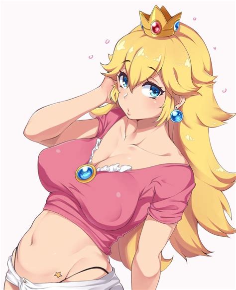 Princess Peach ピーチ姫 Pīchi Hime Super Mario Art Anime Character Design Cute Anime Character