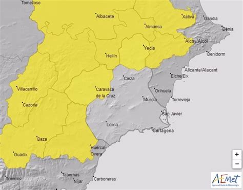 La Aemet Emite Un Aviso De Nivel Amarillo Por Tormentas Para Este