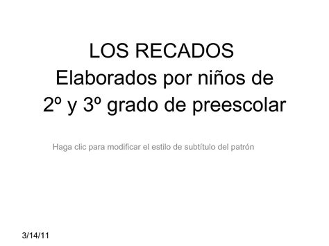 Imagenes De Recados
