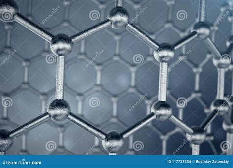 3D Rendering Structure Of The Graphene Tube Abstract Nanotechnology